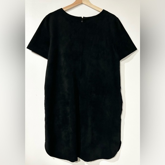 Velvet by Graham & Spencer Reya Faux Suede Mini Dress Black M - Picture 7 of 9